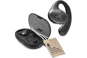 Avantree Bluetooth Hearing Amplifier 2-in-1 Open-Ear Headphones