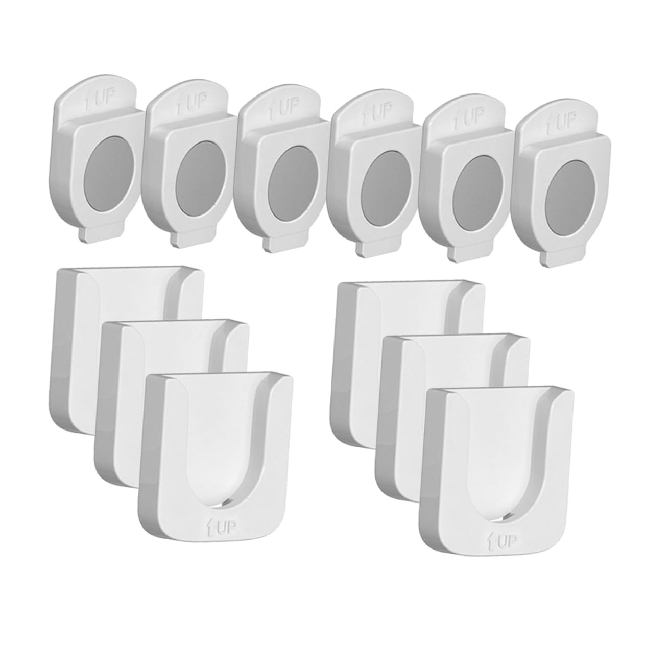 PRETYZOOM 12 Juegos Almacenamiento De Control Remoto Soporte Magnético De Plástico. Soporte Magnético Decorativo Magnético Para El Hogar Estante De Control Remoto Abs