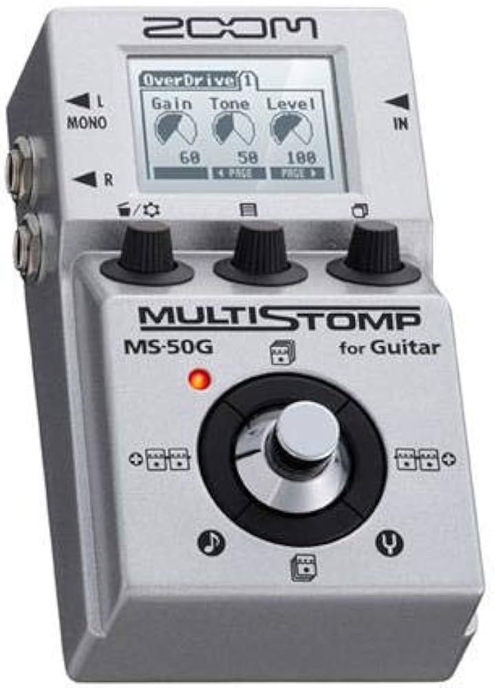 ZOOM MULTISTOMP MS-50G ギターエフェクター(シールド付) Amazon.co.jp: Zoom Ms-50G マルチストンプギターエフェクトペダル