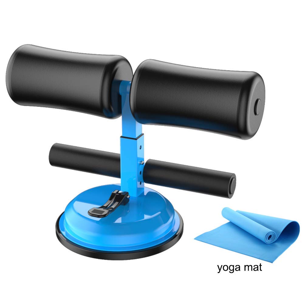 JINHH jinh Adjustable Sit Up Aid With Comfortable Padded Ankle Self Suction Sit Up Exercise Device, Abdomen Fitness Equipment For Home Gym
