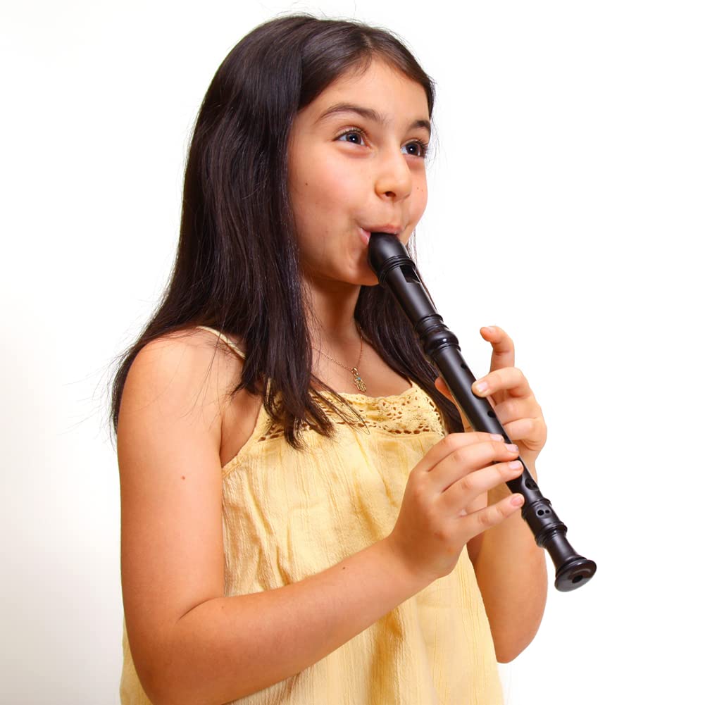 Flauto Dolce Soprano In ABS Per Principianti - 8 Buchi, Diteggiatura Barocca, Ideale Per Scuola (Nero) - Foto 10