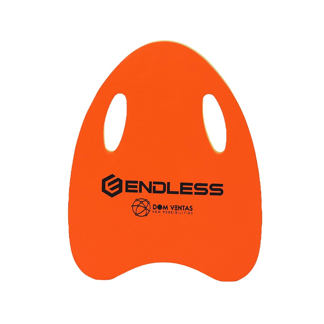 ENDLESS EL1013 Swimming Kickboard with Comfortable Design | Orange | Material: EVA | for Beginners Swimming Training Floaters | for Kids and Adults Floating Pads