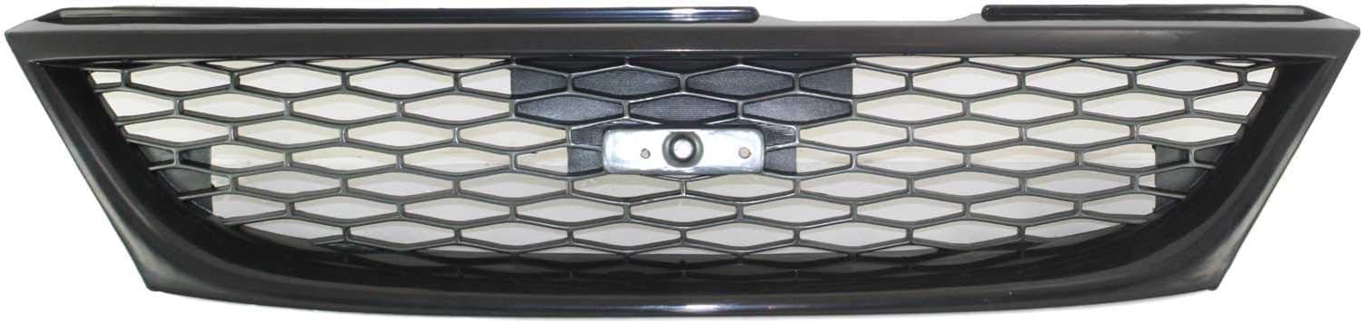 Garage-Pro Grille Assembly Compatible with 1998-1999 Nissan Sentra Textured Gray Shell and Insert