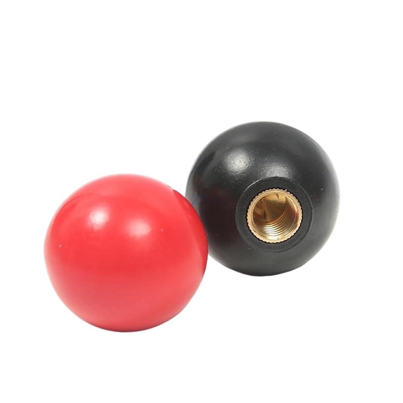 2 pièces en plastique noir ou rouge M4 M5 M6 M8 M10 M12 M14 M16, bouton d'écrous de serrage à tête sphérique en forme de boule (Color : 2PCS Black, Size : M14x40)