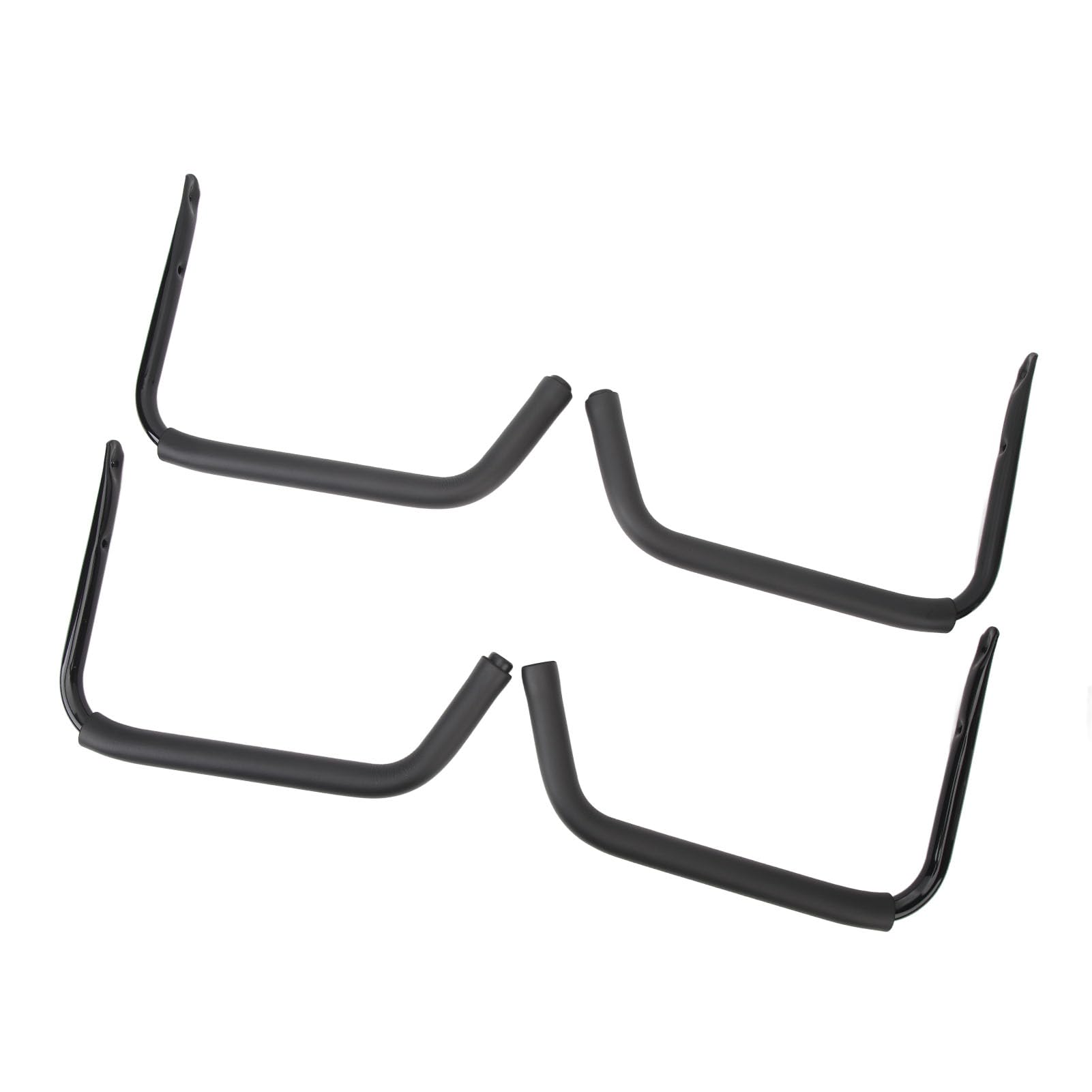 4pcs Kayak Storage Hook Rack Universal Space Saving Iron Canoe Wall Mounted Hooks for Boat RV Garage (S)