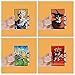 Set 4 IMANES LENTICULARES Personajes Dragon Ball Z
