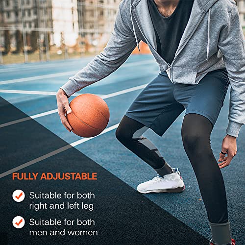 Image of Generic 1pc Full Leg Knee Sleeve Men Women Long Leg Sleeve Protective Leg Brace for Sport Basketball Cycling Football |
