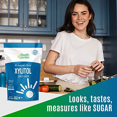 Health Garden Birch Xylitol Sweetener - Non Gmo - Kosher - Made In The U.s.a. - Keto Friendly (12 Oz) #TOP5