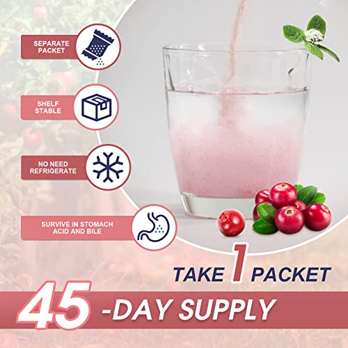 NATURE TARGET Probiotics-for-Women Prebiotics-and-Probiotics-Powder, 100-Billion-CFUs 45-Day-Supply, Women\'s-Probiotic with D-Mannose and Cranberry for Urinary Tract/Gut/Digestive Health - Thumbnail 3