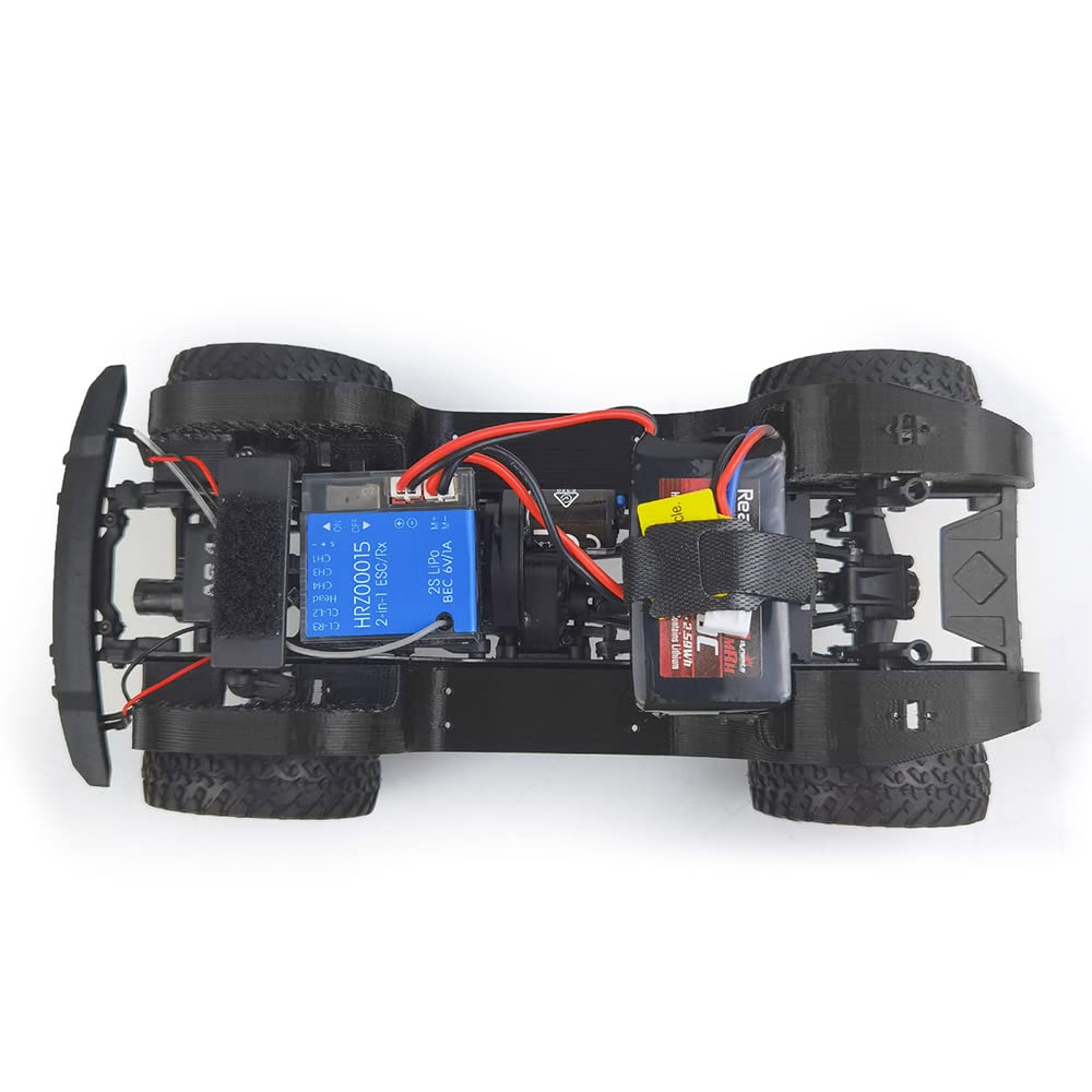 Multizenic Guardabarros De Plástico RC Para Axial SCX24, Guardabarros 