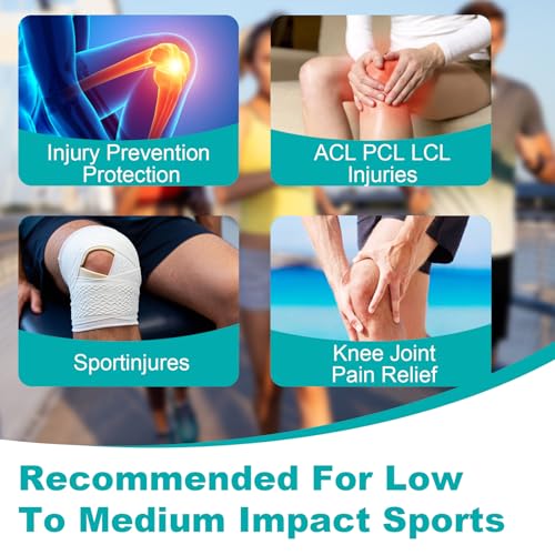 OA Unloader Knee Brace with Double Upright ACL PCL Support - Adjustable Osteoarthritis & Bone-on-Bone Pain Relief, Post Op Knee Immobilizer for Meniscus Tear, Arthritis, Sports Injuries for Men & Women (Right, Medium) Alternate view
