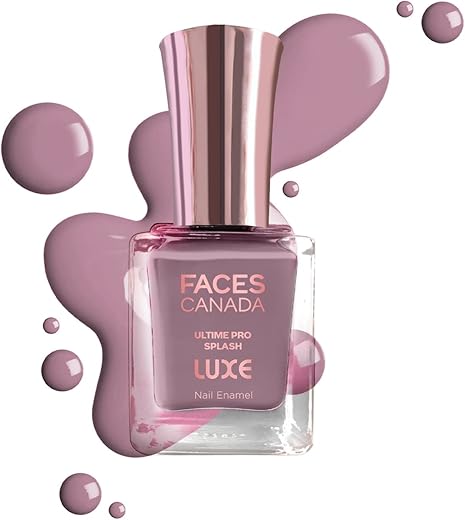 FACESCANADA Ultime Pro Splash Luxe Nail Enamel – Heliotrope (L13), 12ml | Glossy Finish | Quick Drying | Long Lasting | High Shine | Chip Defiant |…