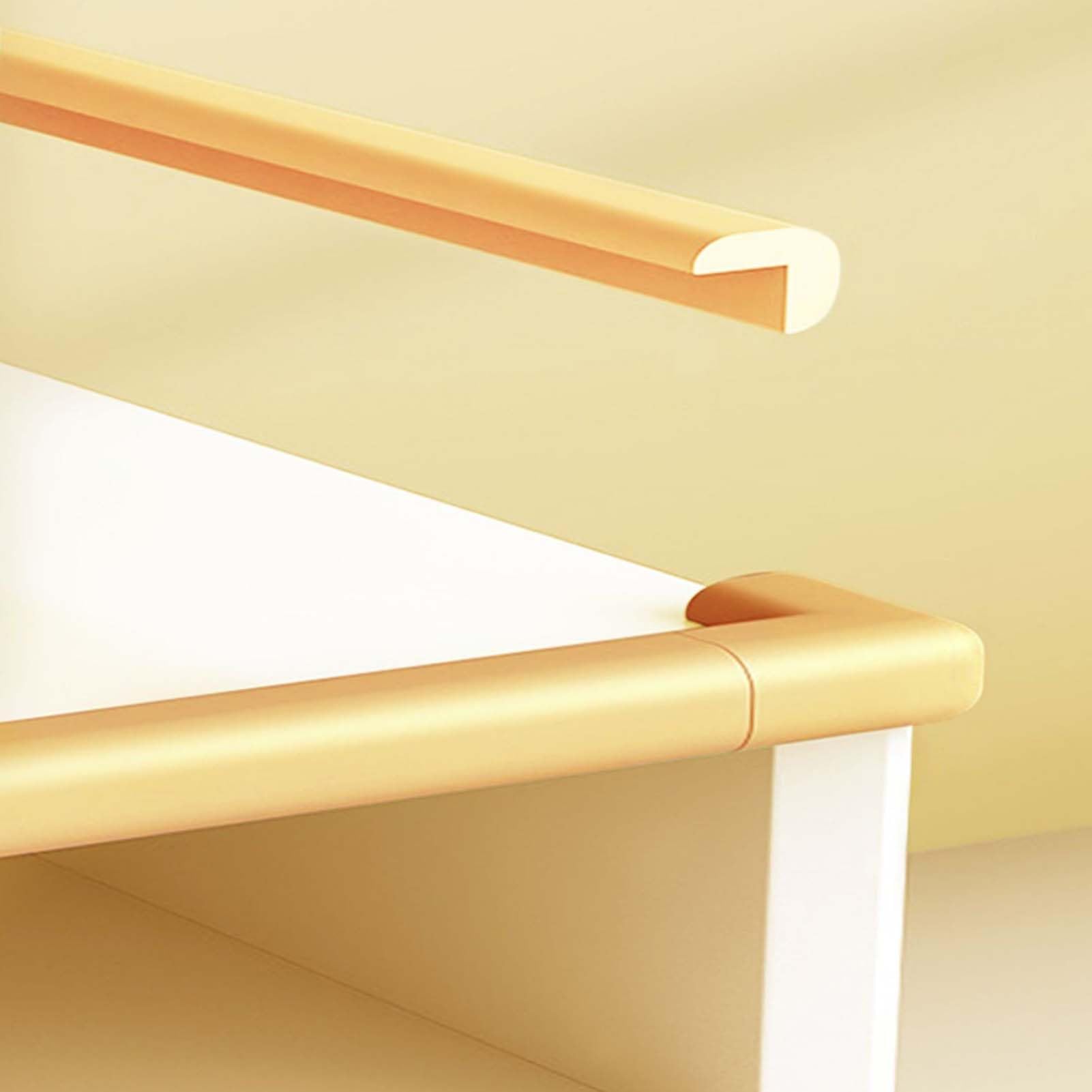 rotector De Bordes Y Esquinas, Tira De Espuma Antigolpes, Parachoques para Muebles, Protector De Mesas, Cinta De Doble Cara, Suave, Flexible, Elástica, Fácil De Cortar