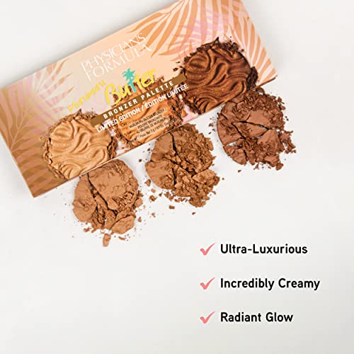 Physicians Formula Murumuru Butter Bronzer Face Makeup Palette Set, Set Of 3, Light Bronzer, Sunset Bronzer, Endless Summer Powder #TOP3