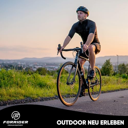 Fahrradhose Unisex Forrider mit gepolstertem Sitzpolster für Herren und Damen