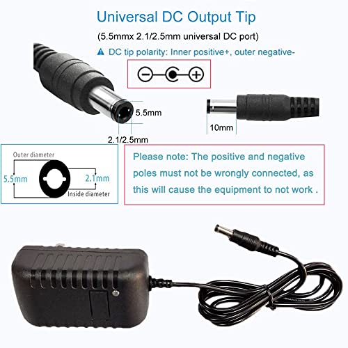 Nc 24V 1A Ac Adapter Power Supply 100-240V Ac To Dc 24Volts 1A 24W Converter Transformer Switching Power Supply With 5.5Mmx2.5Mm Plug For Led Strip Light Cctv Camera Dc Pump thumb #2