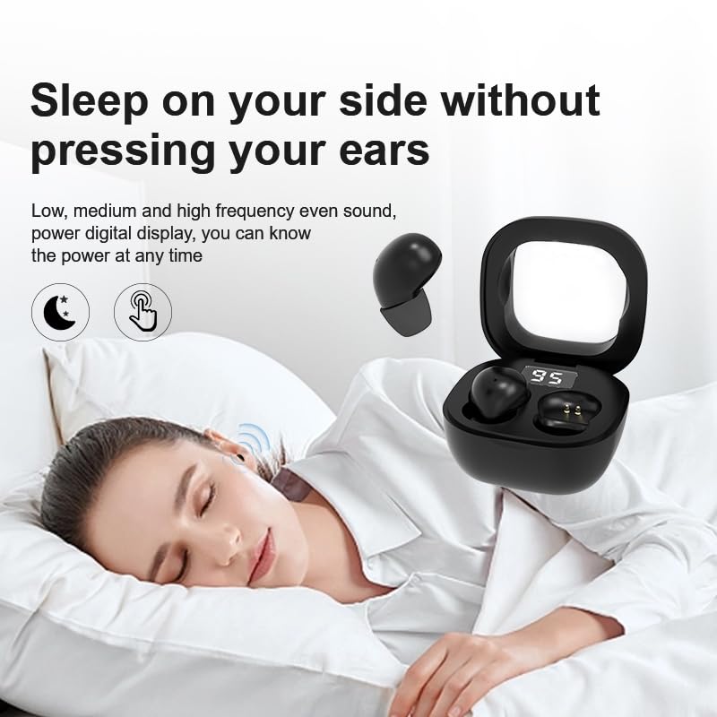 Image of Smallest Invisible Sleep Earbuds Bluetooth 5.3 for Side Sleepers Small Ears