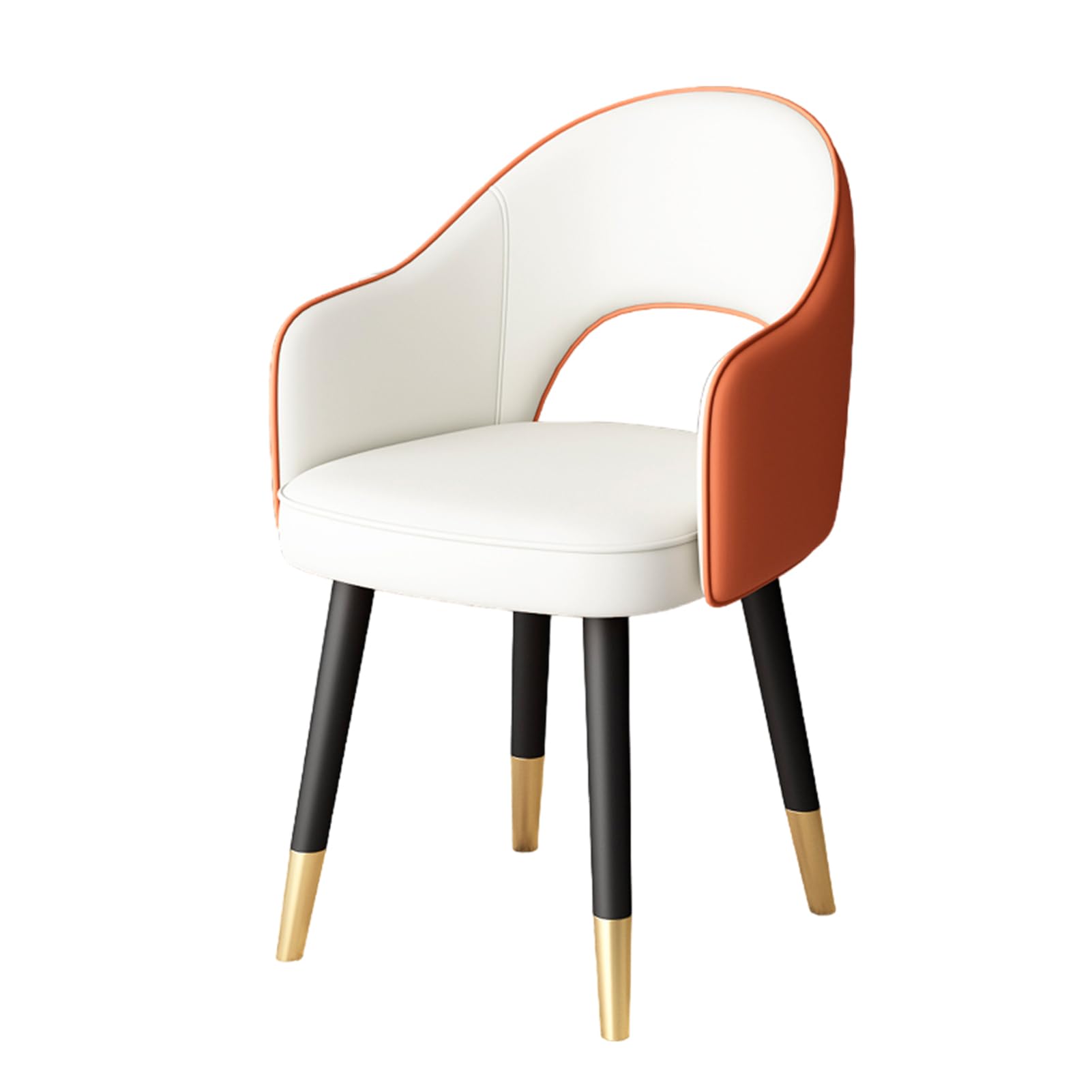 Chaises de cuisine rembourrées lot de 4 avec grand confort de dossier haut ergonomique