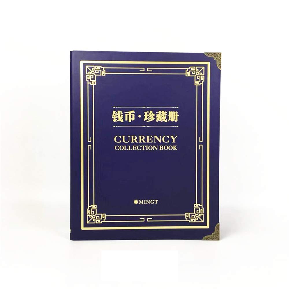 Libri di Album di Monete, Tasche World Coin Stock Album di Libri Custodia per Monete Portaoggetti per Raccolta di Monete Portaoggetti per Raccolta di Monete Tasche (Blu), Design co