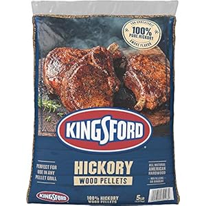 Kingsford 100% Hickory Wood Pellets, BBQ Pellets for Grilling – 5 Pounds (Package May Vary)