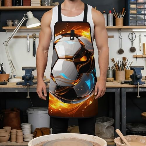 Delantal de trabajo ajustable con 8 bolsillos para hombre y mujer miniatura 4