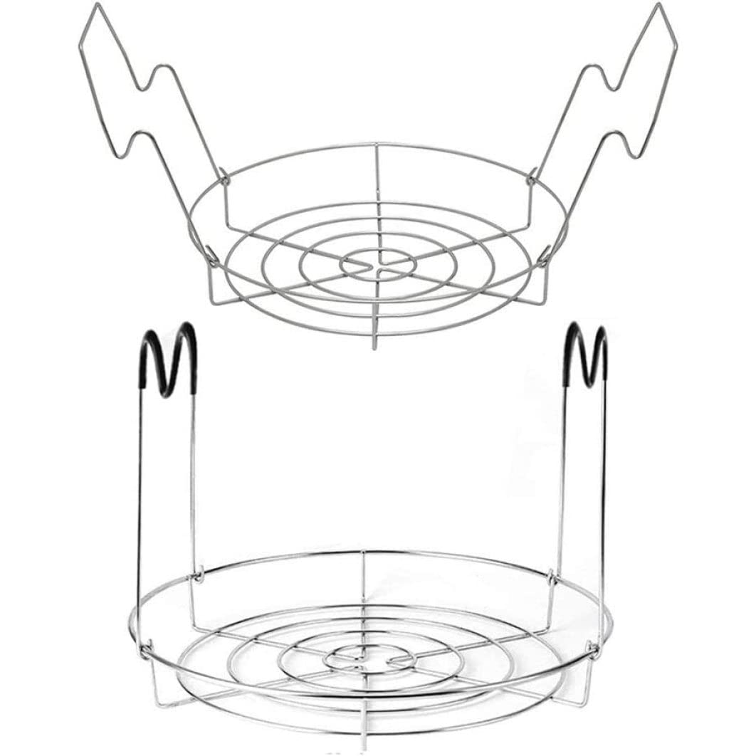 Kit de Mise en Conserve à Support, Support de bocaux en Acier Inoxydable avec Longues poignées, pour bocaux Mason à Bouche régulière et Large Bouche