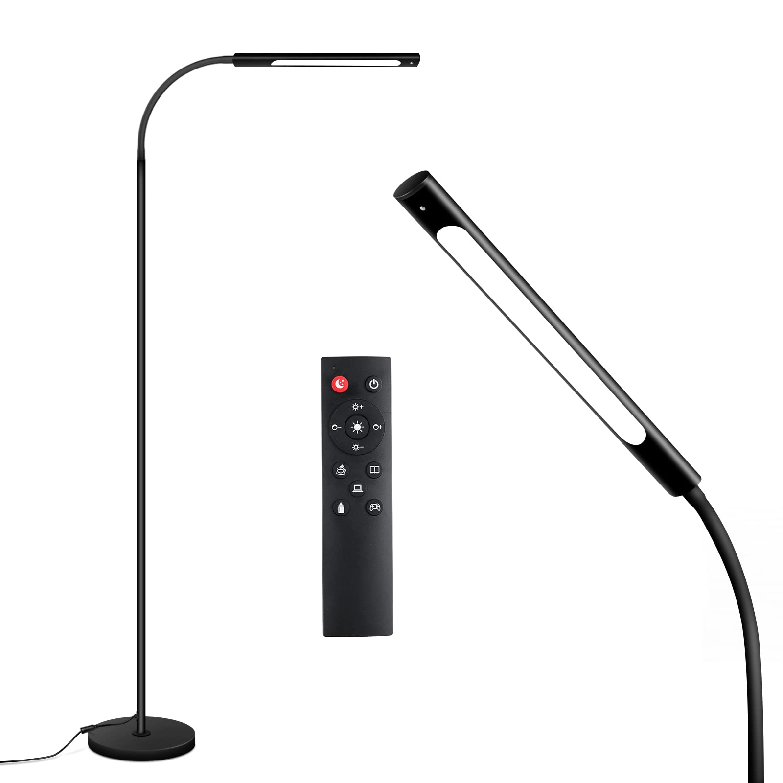 【1点限定】フロアランプ　ナイトライト　スタンドライト　無段階調光　フロアライト Amazon.co.jp : フロアランプ AIGOTEK LED フロアスタンド 12W 目に