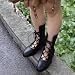 Imagen de EQWIGKEIT Botas occidentales para mujer, vintage