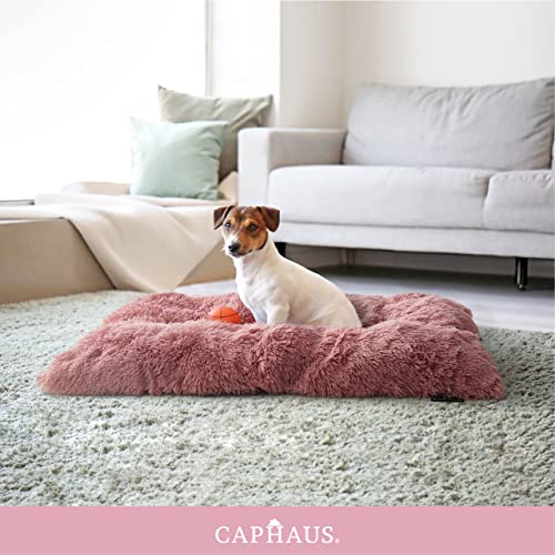 Caphaus PSBD-BHRP4301-PK@CH-CA 35/43 Inch Deluxe Plush Crate Pet Bed, Shaggy Pillow Dog Bed thumb #5