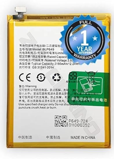 Image of Original BLP649 Battery for Oppo A83-2018 / CPH1729, CPH1821 A1 / A83T / Battery with 1 Year Warranty****(N152)