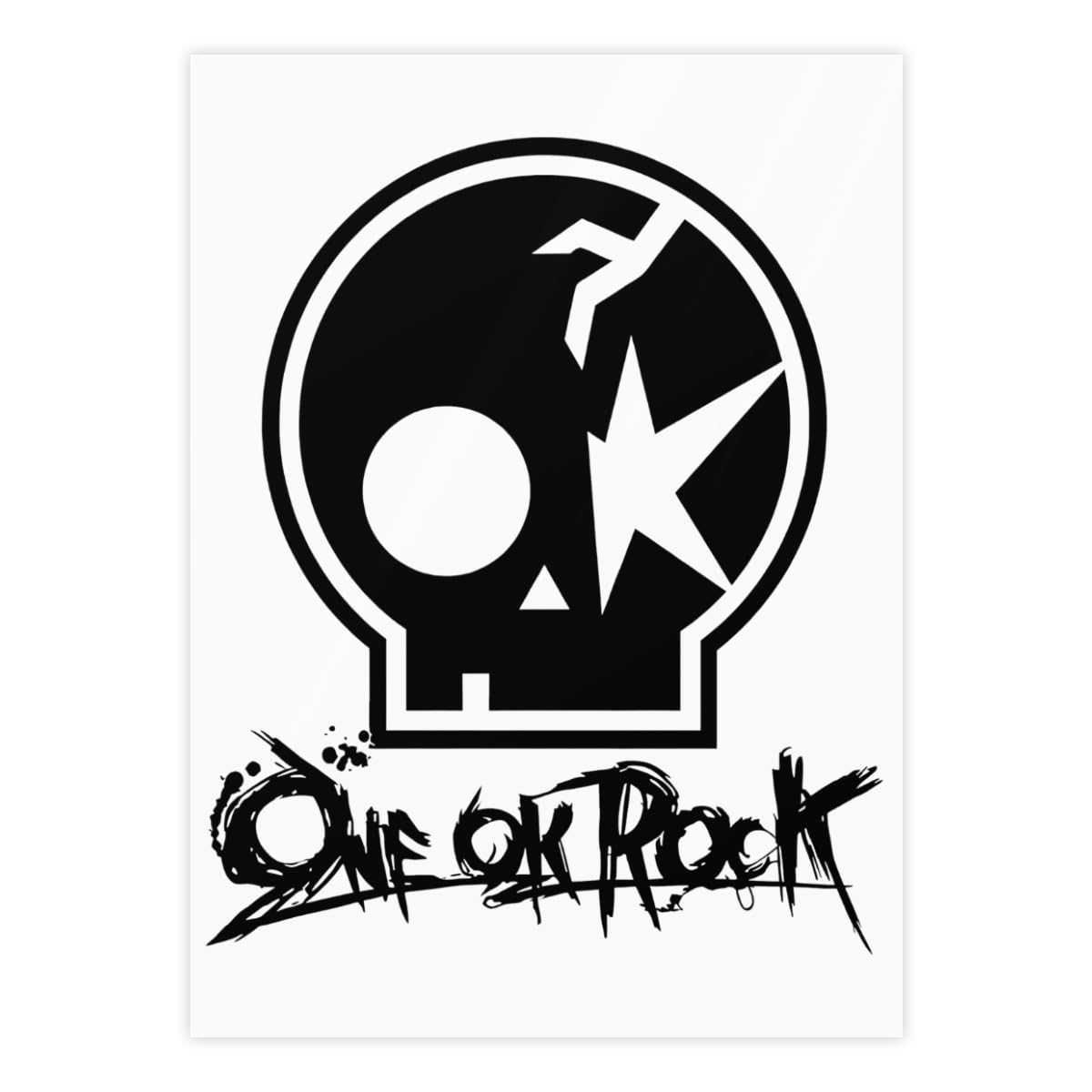 Amazon.co.jp: ワンオクロック ONE OK ROCK 1枚 クリスタルステッカー