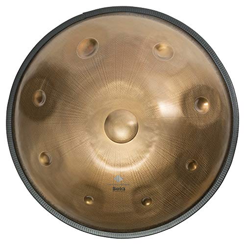 sela Harmony Handpan F Sharp Romanian Hijaz Stainless Steel con bolsa (F#3, D4, F4, F#4, G#4, A4, C5, C#5) Efecto de percusión (SE203) miniatura 2