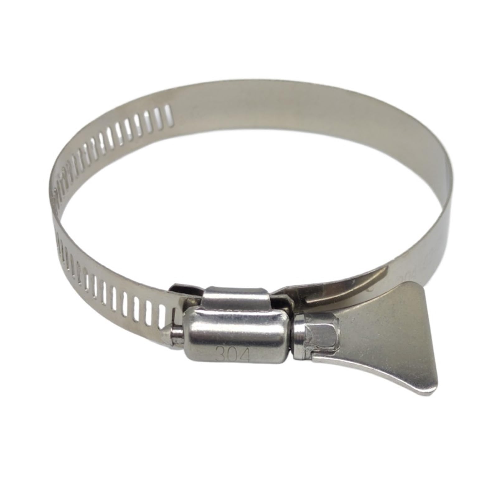 Taronix One Color Stainless Steel Pipe Clamp 1Pcs Adjustable Handle Hand Wriggle Hose Clamp Pipe Clip For Connecting Air Hoses Stainless Steel 304 Repair Tool Fasteners(91-114Mm)