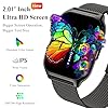 ZOSKVEE Smart Watch for Men Women Answer/Make Calls, 2.01" Fitness Watch with Blood Pressure Monitor Fitness Tracker 110+Sports Modes Step Counter IP68 Waterproof Smartwatch for Android iOS #1