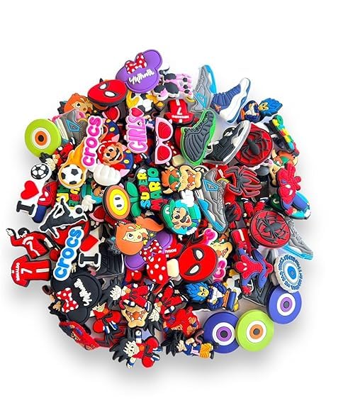 SOLE SPARK Shoe Decor Charms Pack Of 6,12, 24, 36 Pack Different Shoes Charms Decoration For Clog Accessories Girls Boys Teens Kids Birthday Party Gifts (36) (B0D3DV5K8L) Amazon Price History, Amazon Price Tracker