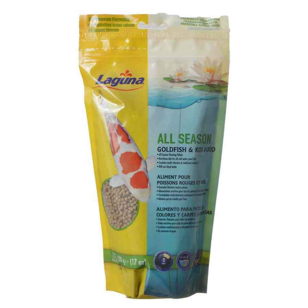 Laguna All Season Goldfish & Koi Floating Food, 17 oz