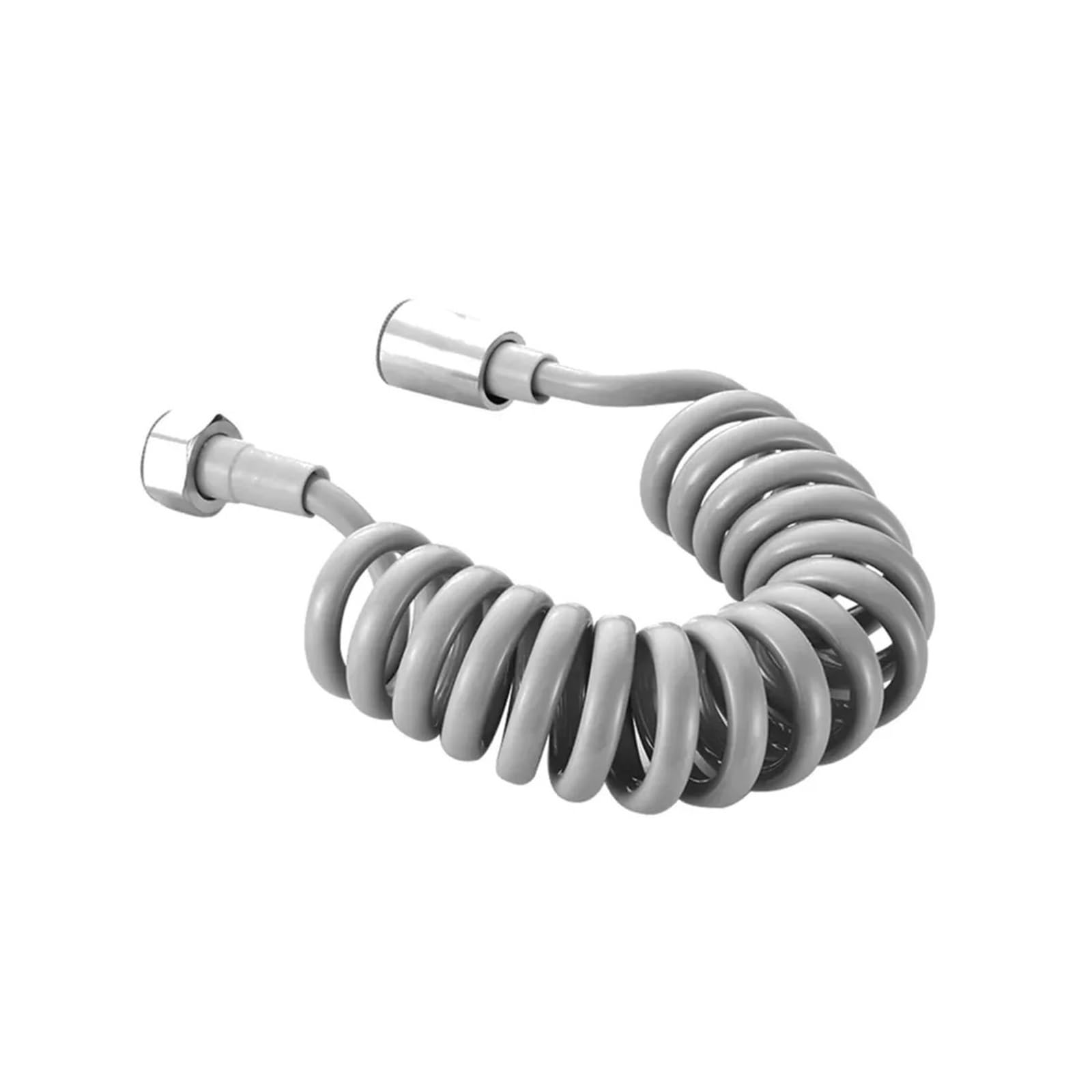 2m Soft Flexible Long Spring Shower Head Hose Tube Toilet Bidet Shattaff Sprayer Telephone Line Hoses Bathroom Accessories(2PCS,3M)