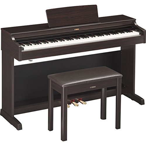 Yamaha YDP 163R Arius Series Console Digital Piano with Bench, Dark Rosewood