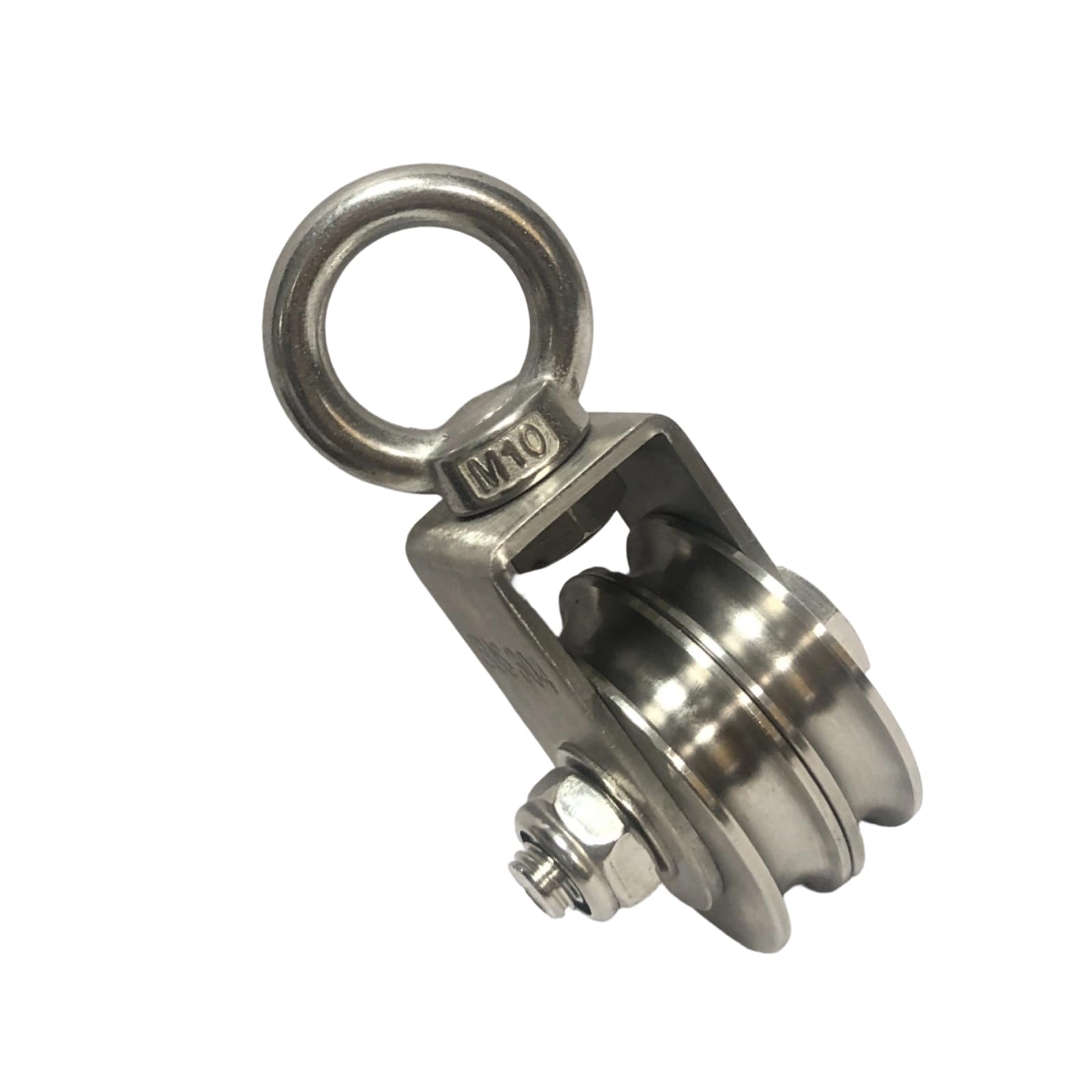 Zbiianxer B Rustproof Double U Grooves Roller With Easy Installation Strong Pulley Wheel For Craft And Professional Use Rustproof Steel Double Pulley