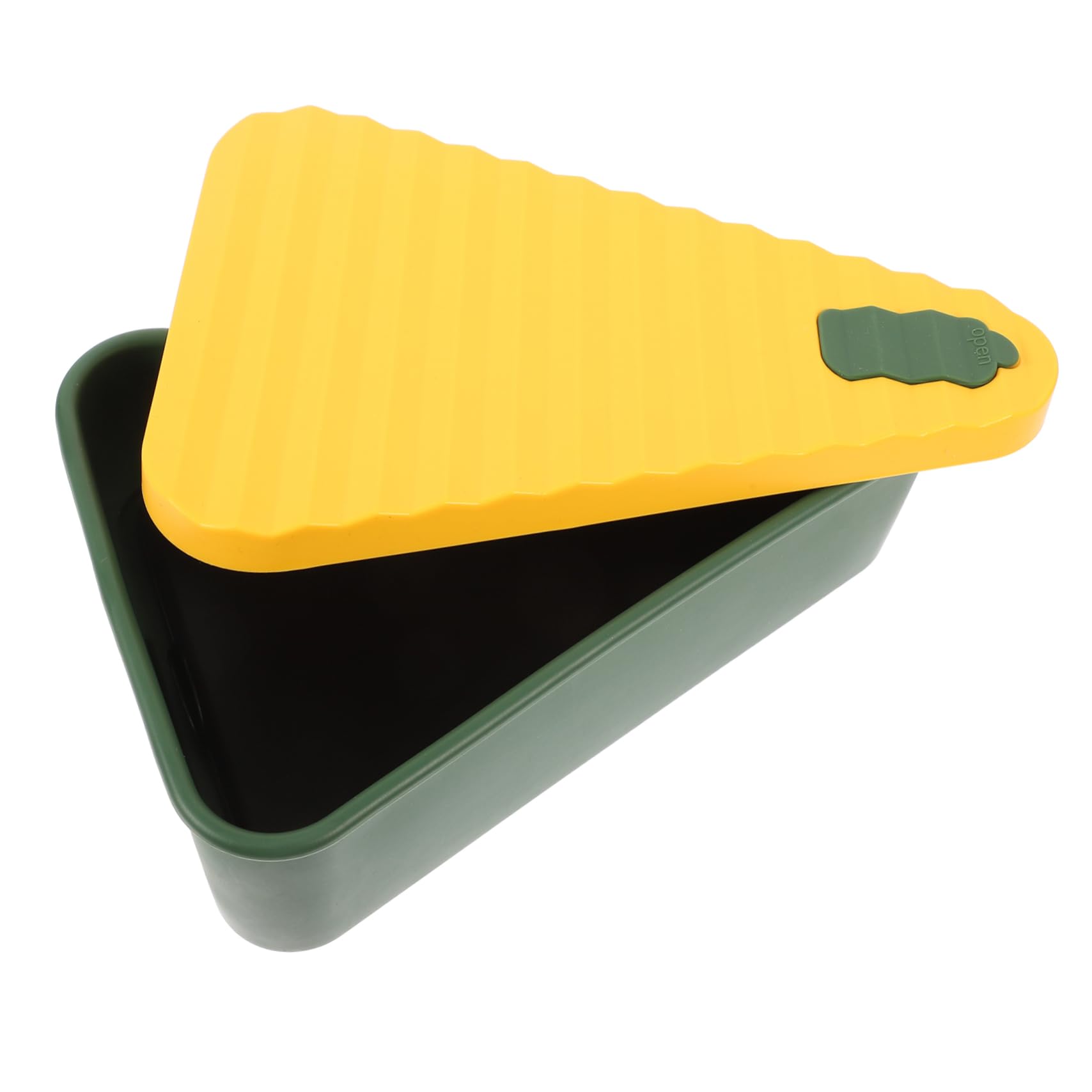 MUCKLILY Silicone Pizza Storage Container Reusable Pizza Leftover Keeper with Vents Microwavable and Freezer Safe Portable Food Holder for Camping Picnics and Travel