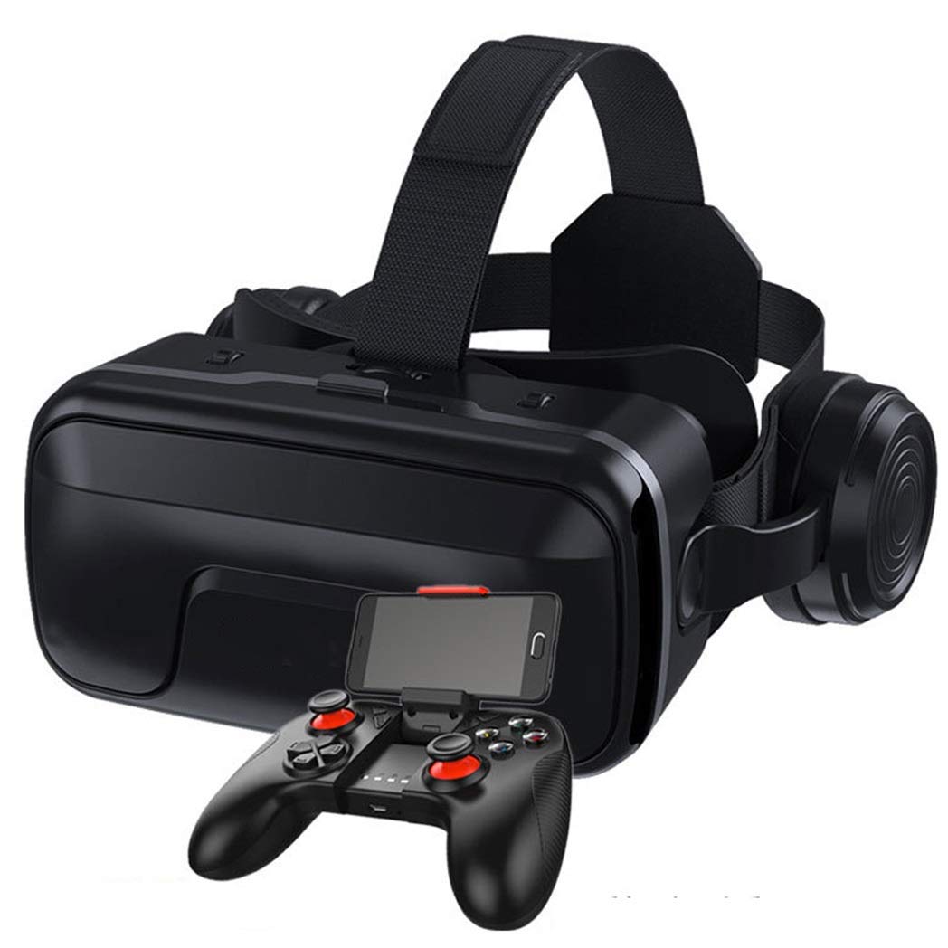 Realtà Virtuale, VR Occhiali 3D Compatibile con Tutti Gli Smartphone da 4,7 a 6,5 Pollici, Lente Regolabile e Comoda Cinghia per Film e Giochi 3D, Samsung, Huawei,LG,Sony,Xiaomi,iPhone, O004XB