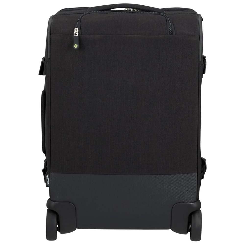 Samsonite Securipak - Bolsa de Viaje S con Ruedas, 55 cm, 39 L, Color Negro (Acero Negro)