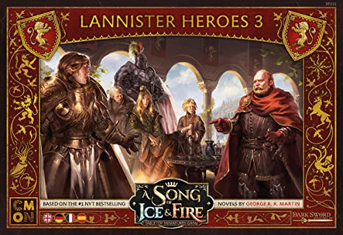 CMON, A Song of Ice & Fire, Heroes of Haus Lennister III, Expansion, Tabletop, 2 Players, Ages 14+, 45-60 Minutes, German - Image 2