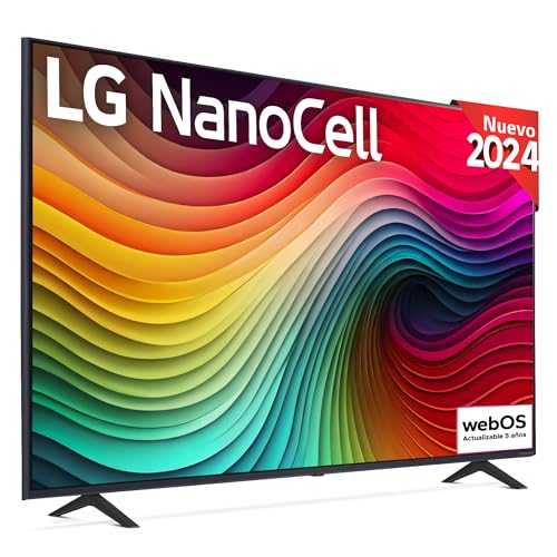LG 65NANO81T6A 65', 4K NANOCELL, Smart TV, HDR10, WebOS24, Serie 81, Procesador Potente e Inteligente, Dolby Digital Plus, Gaming, Alexa/Google Assistant, Negro