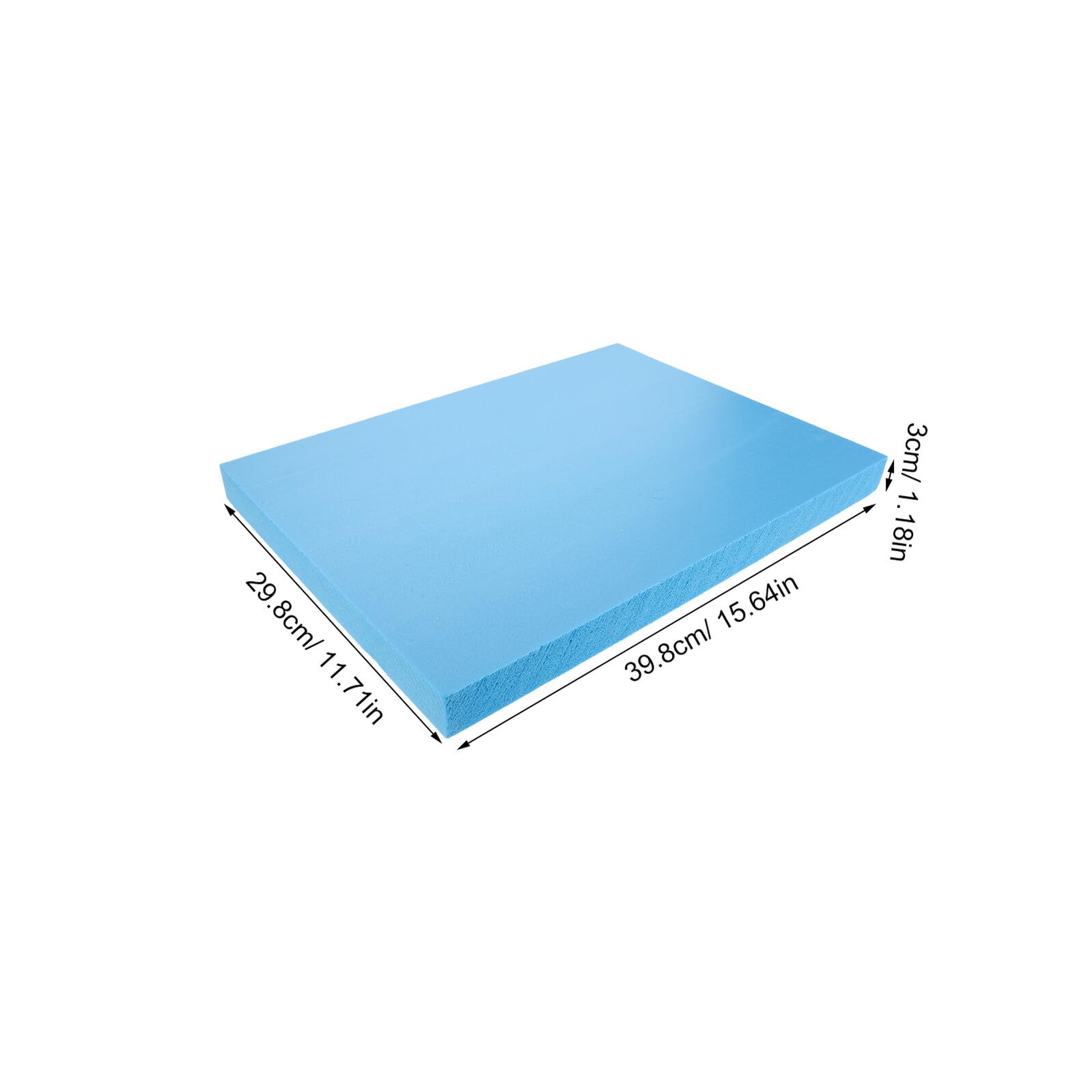Láminas de Espuma para Manualidades Alta Densidad 3 Piezas 30X40X3 CM Bloques de Espuma para Bricolaje y Base Estable para Proyectos Artísticos y Dioramas