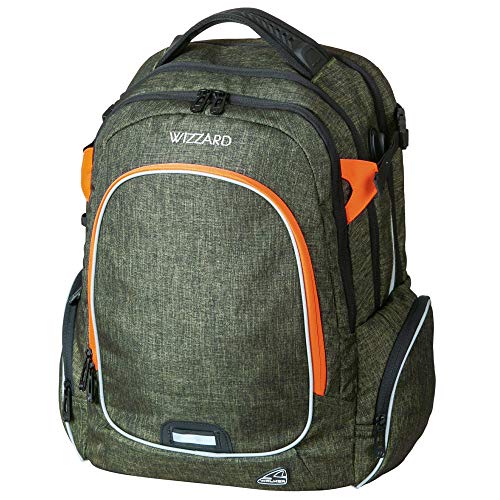 Preisvergleich Produktbild CAMPUS Wizzard Schulrucksack Rucksack WALKER Schneiders - Volumen: 33 Liter (Olive Melange) - 42114-165