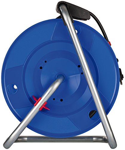 Brennenstuhl Garant V2 IP44 Enrouleur De Câble Extérieur 50m - Fabriqué En Allemagne Avec 3 Prises De Sécurité