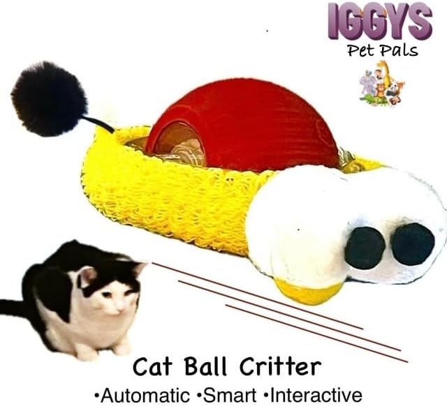 Miniatura 2 de Juguete para gatos con carga USB con tres modos de movimiento rápido e impredecible, volteando con luces LED y seguro que mantendrá a tu mascota