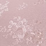 VEELIKE Pink Wallpaper Stick and Peel Vintage Floral Wallpaper for Girls Room Bedroom Bathroom Renters 15.7''x118'' Removable Textured Girly Wall Paper Pink Contact Paper for Cabinets Drawers Walls