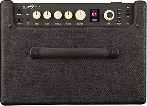 Image of Fender Rumble LT25 Bass Amplifier, 25-Watt Modeling Combo Amp for Bass Guitar, Model 2270104000